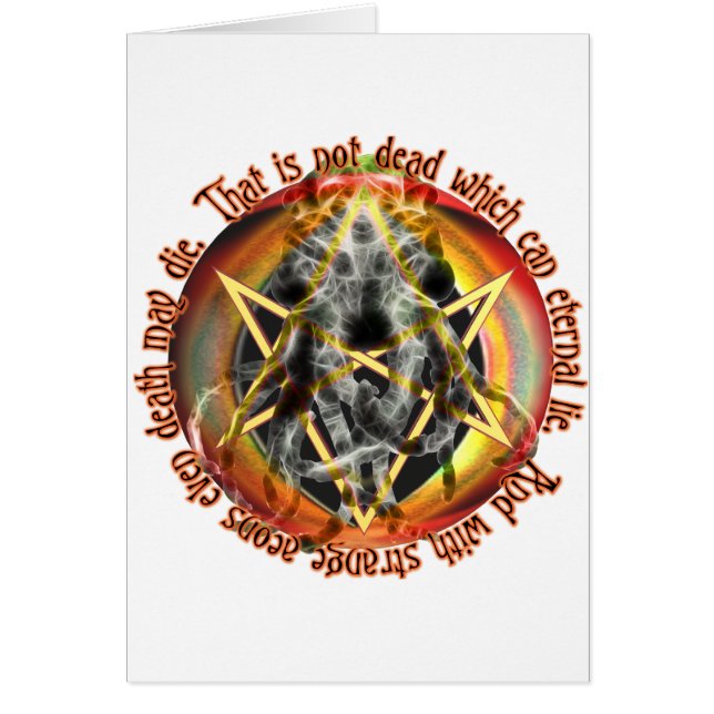 Eso no está muerto, lo que puede ser mentira etern (Frente)