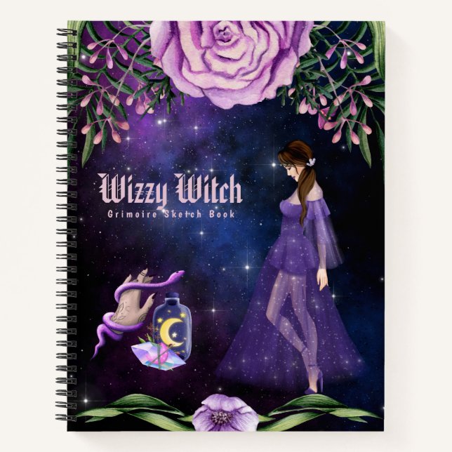 Esoteric Crystal Witchcraft Libro Gótico Grimoire (Anverso)