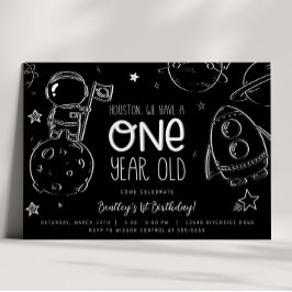 Espacio 1º cumpleaños - Invitación a Houston