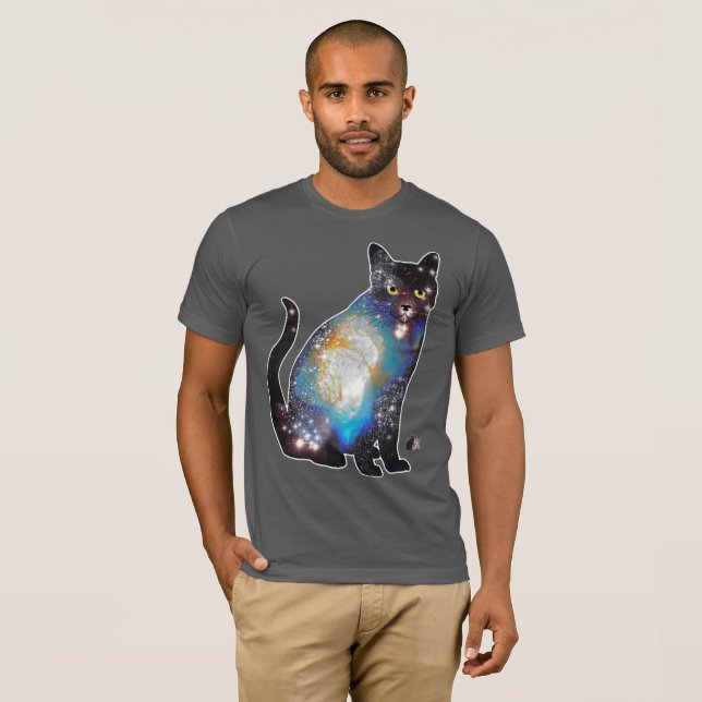 Espacio Cosmos En Camiseta Cat (Anverso completo)