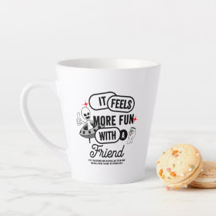 Espacio de amigos galácticos Taza de café latte