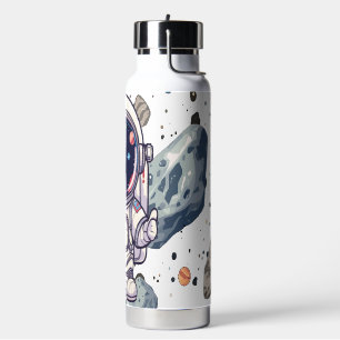 Espacio de botellas de agua cósmicas Hidratación t