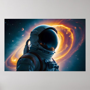 Espacio de doble exposición cósmico Arte Universo 