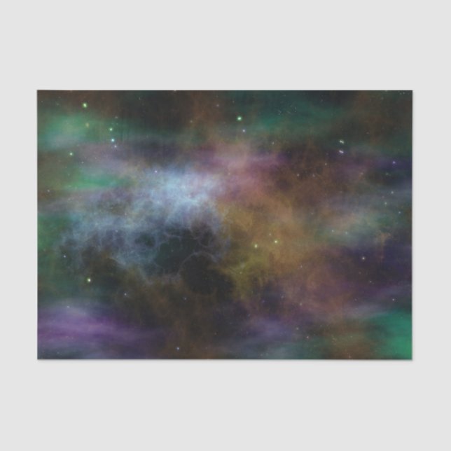 Espacio de papel tisular estrellas cosmos Sistema  (Anverso)