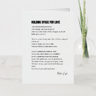 Espacio de Sostén para poema de amor