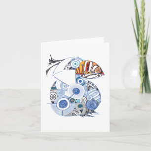 Espacio en blanco de la tarjeta de nota del