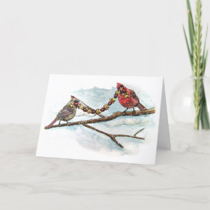Espacio en blanco de los cardenales del navidad