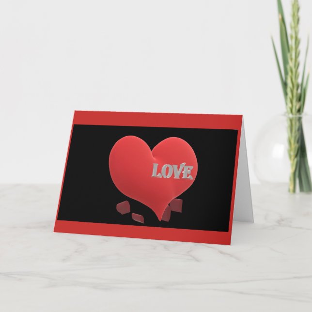 Espacio en blanco del amor" de la tarjeta de (Anverso)