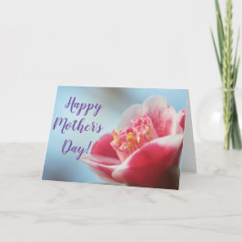 Espacio en blanco feliz floral de la tarjeta del