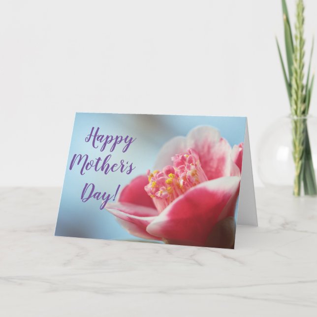 Espacio en blanco feliz floral de la tarjeta del (Anverso)