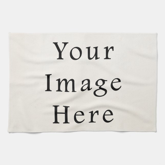 Espacio en blanco personalizado de la toalla del (Horizontal)