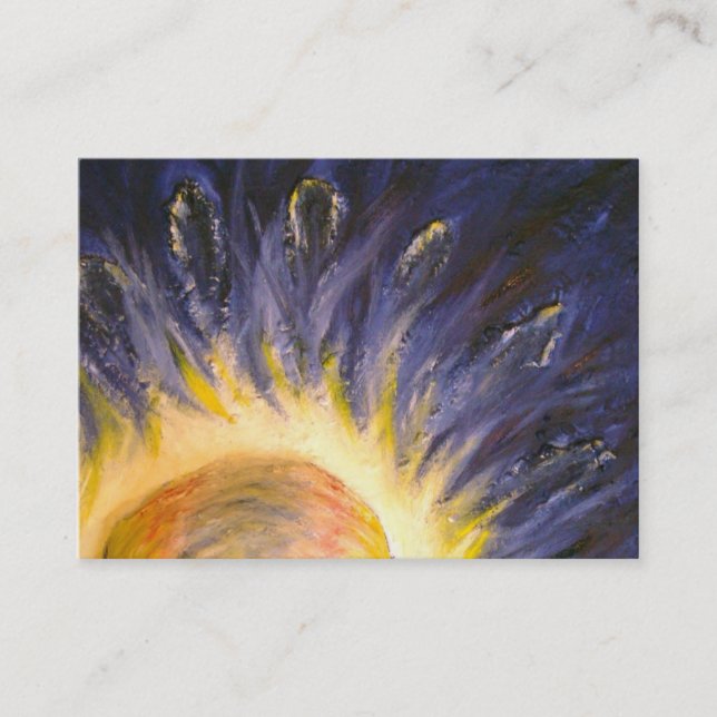 Espacio en blanco vigilante de la tarjeta de (Anverso)