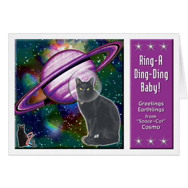 Espacio-Gato Cosmo (Anverso (Horizontal))