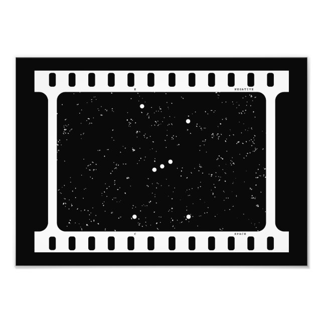 Espacio Impresión de foto negativa (Frente)