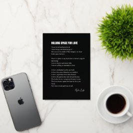 Espacio para el poema del amor