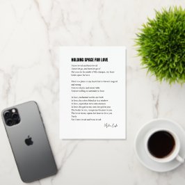 Espacio para el poema del amor