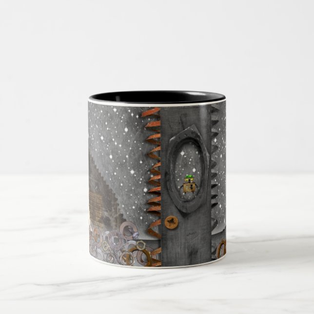 Espacio punky del vapor - taza de café (Centro)