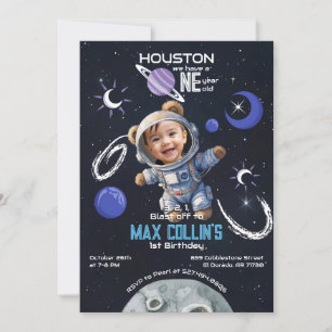 Espacio Ultraterrestre 1ª invitación de cumpleaños