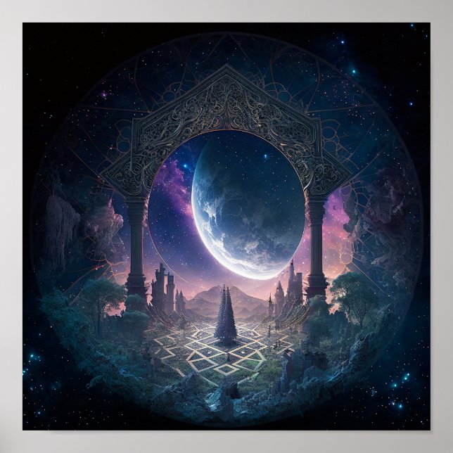 Espacio Ultraterrestre Arte Surrealista Fantasmas (Frente)