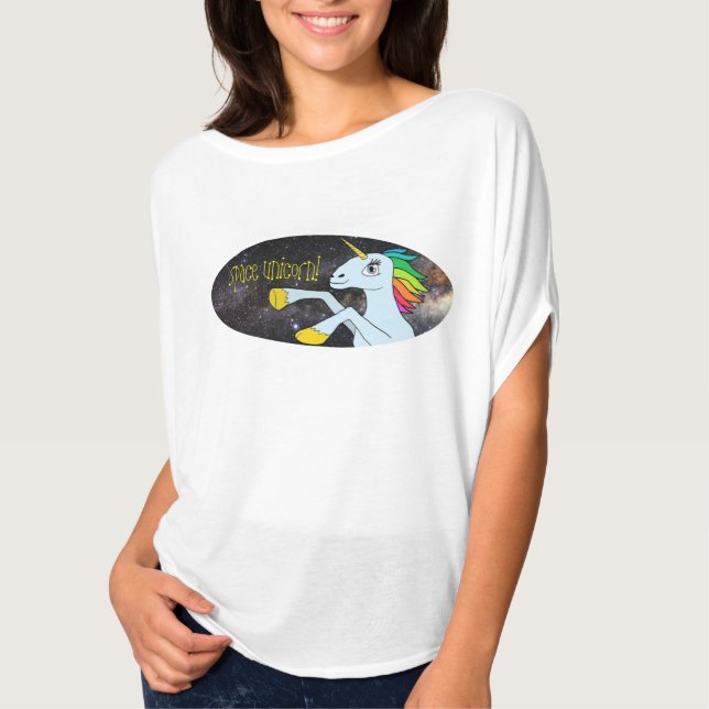 ¡¡¡Espacio Unicornio!! CAMISETA (Anverso)