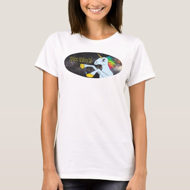 ¡¡¡Espacio Unicornio!! CAMISETA (Anverso)