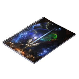Espada De Ángel Wing Del Cuaderno De Espiral De Sp