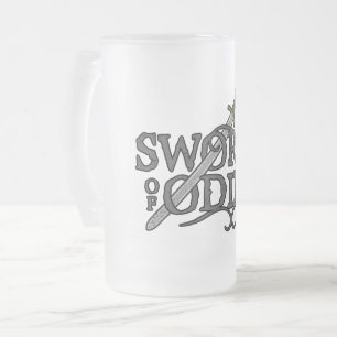 Espada de la taza del logotipo de Odin