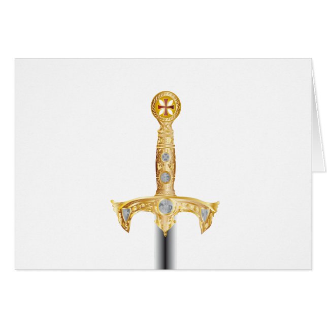 Espada de un caballero Templar (Anverso (Horizontal))