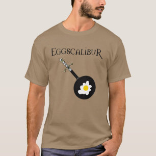 Espada del sartén de Eggscalibur con la camisa de