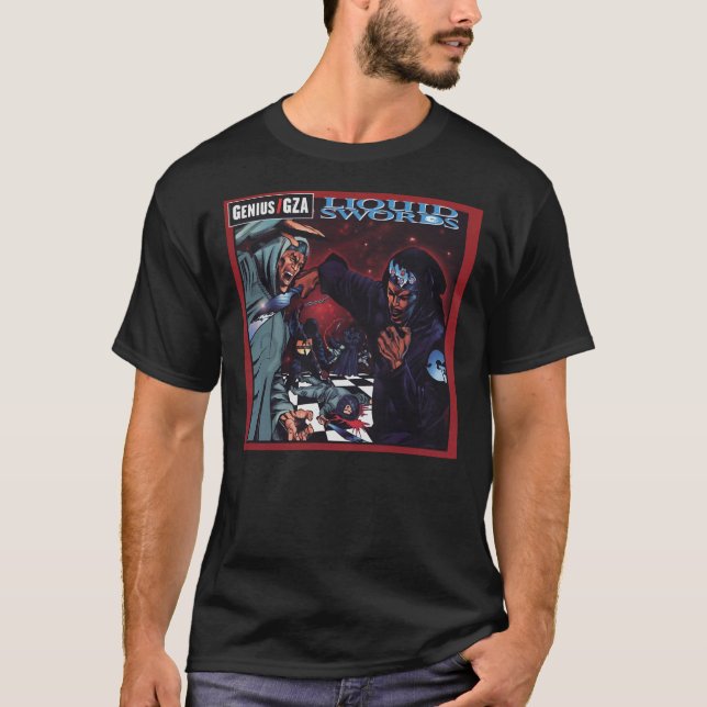 Espada líquida GZA Camiseta Esencial (Anverso)