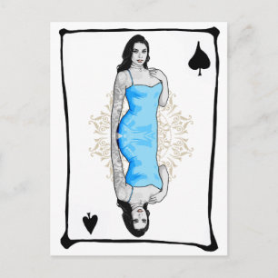 Espadas de Chica de Personalizado de tarjetas de r
