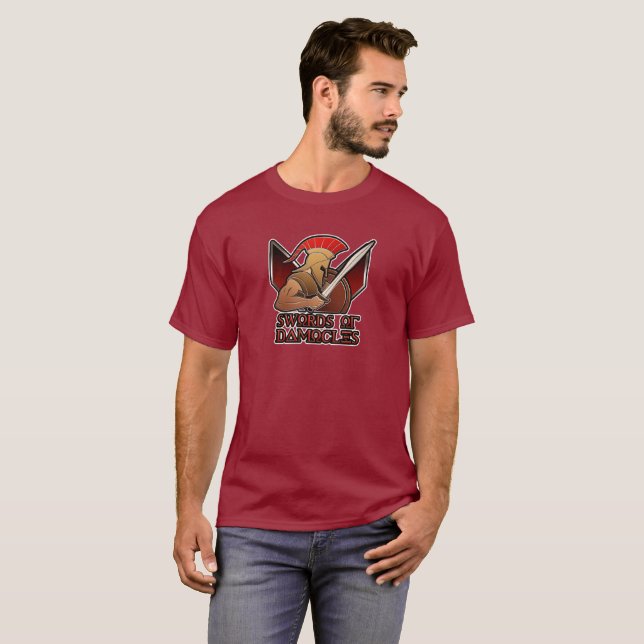 Espadas de la camiseta de los hombres de Damocles (Anverso completo)
