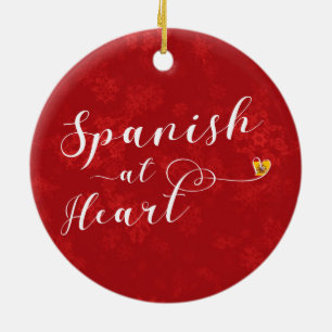 España: Decoración de vacaciones en el corazón
