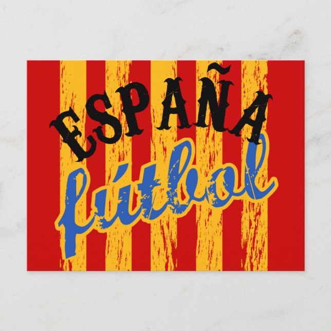España Fútbol Postales (Anverso)