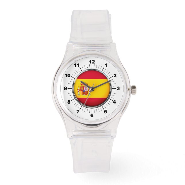 España: La bandera femenina, un reloj de silicio r (Anverso)