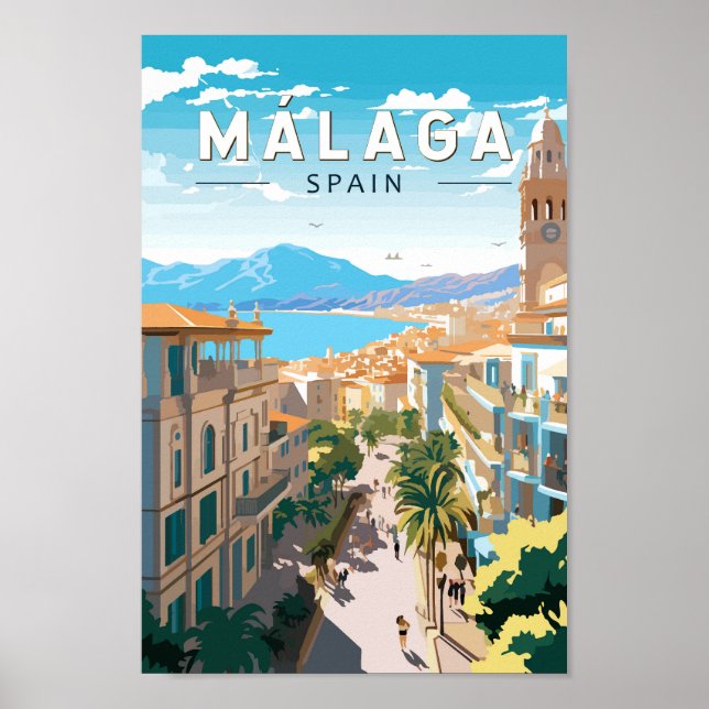 España Málaga Viajes de arte (Frente)