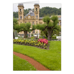 España, San Sebastián. Popular resort de costa,