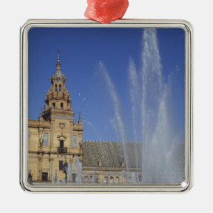 España, Sevilla, Andalucía Fuente y ornamento