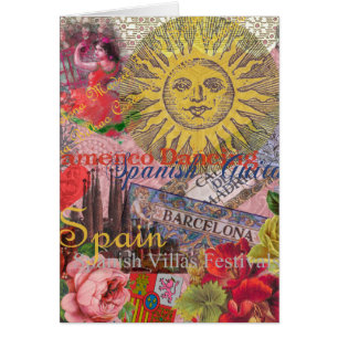 España Sunshine español Travel Art