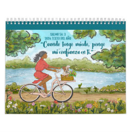 Español 2024 Año Texto Ps 56:3 Calendario