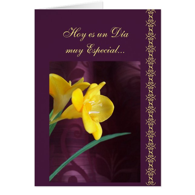 Español: Día especial (Frente)