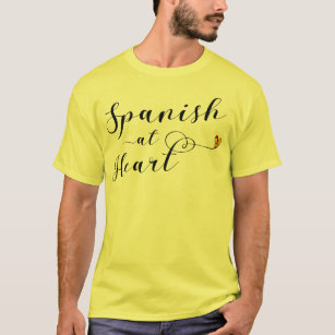 Español en la camiseta del corazón, España