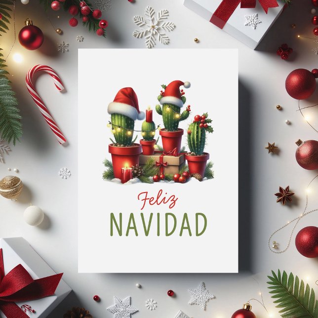 Espanol Mexicano Feliz Navidad Cactus (Subido por el creador)