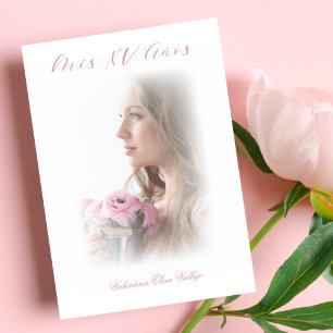 Español minimalista: Fotografía de Mis XV Años en