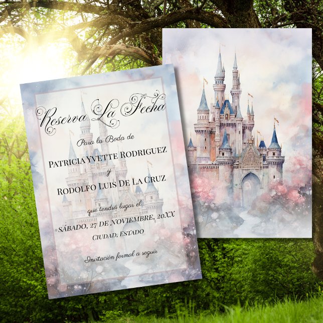 Español Reserva La Fecha Fairy Tale Boda (Subido por el creador)