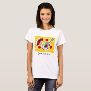Español Souvenirs Textos camiseta horizontal