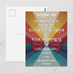 "Espantadas de invitaciones a boda rosa ligero y c