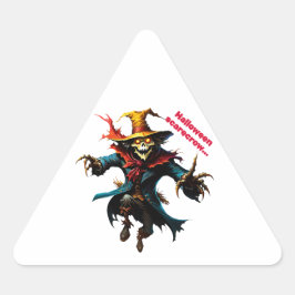 espantapájaros de pegatina de halloween
