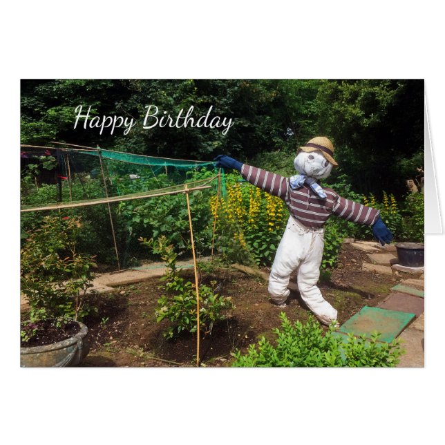 Espantapájaros divertidos (Anverso (Horizontal))