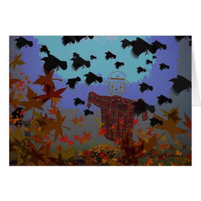 espantapájaros y cuervos (Anverso (Horizontal))